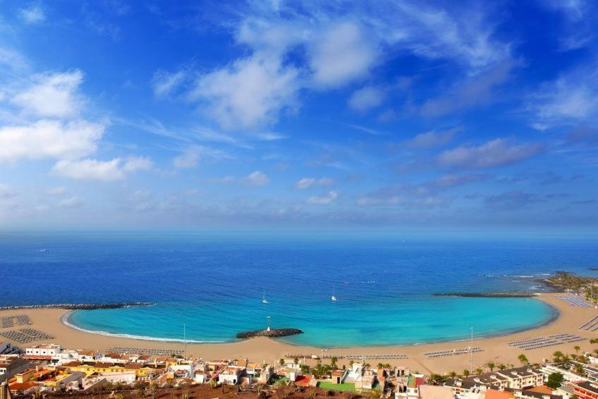First Line Sea, Luxury Penthouse, Sea And Sunset View Vivenda Vacational Guayero 618 Lejlighed Los Cristianos  Eksteriør billede