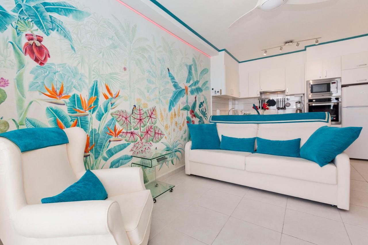 First Line Sea, Luxury Penthouse, Sea And Sunset View Vivenda Vacational Guayero 618 Lejlighed Los Cristianos  Eksteriør billede